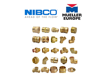 Brass pipes & fittings (Mueller & NIBCO & Bex)
